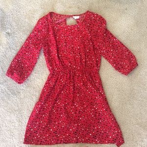 Cooperative red dress