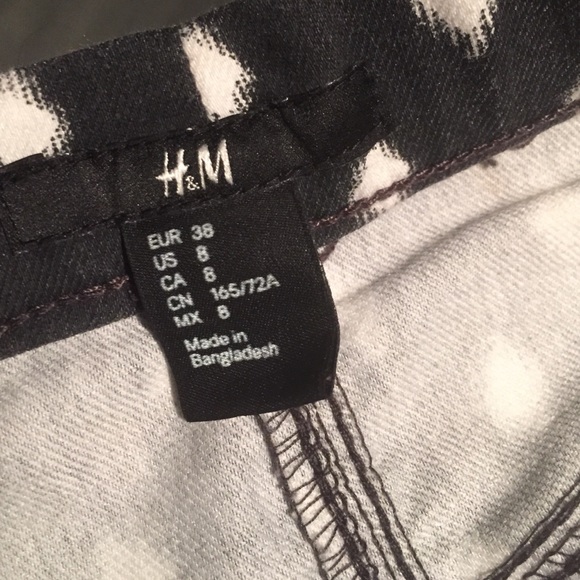 H&M stretch Jean pants size 8 - Picture 3 of 4