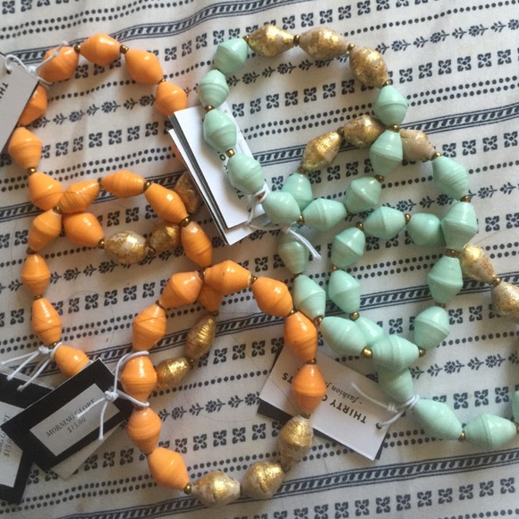 31Bits Morning Glory Bracelets | orange and mint - Picture 1 of 1