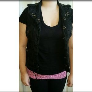 Black vest