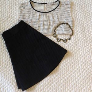 Loft polka dot blouse