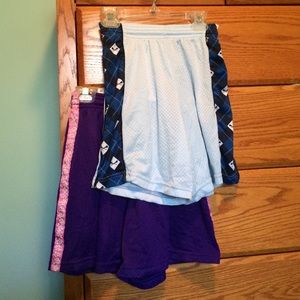2 athletic shorts