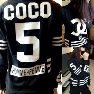 FLASH SALE 🔱🔱 No. 5 coco crewneck Homme Femme