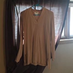 Tan long sleeve shirt