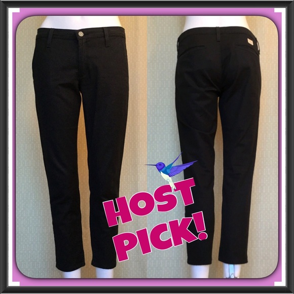 AG Supply Dark Blue Slim Khaki Crop Pants