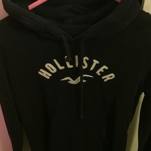 Dark blue hollister hoodie