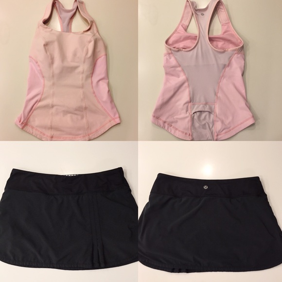 Lululemon Running Tank and Ace Skirt