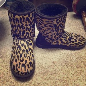 Cheetah print UGGs