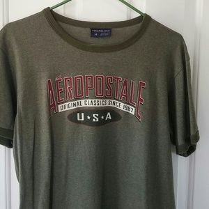 Aeropostale green t-shirt men's