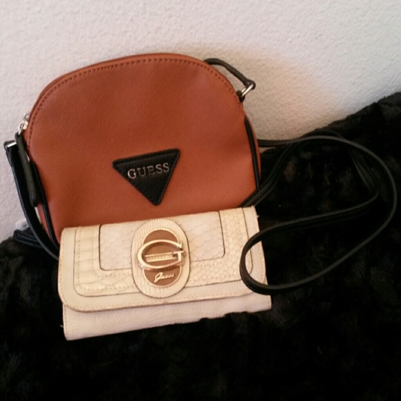 Guess crossbody bag and wallet!