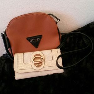 Guess crossbody bag and wallet!