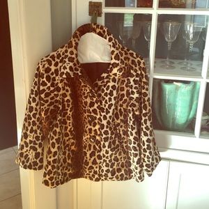 Cute leopard jacket