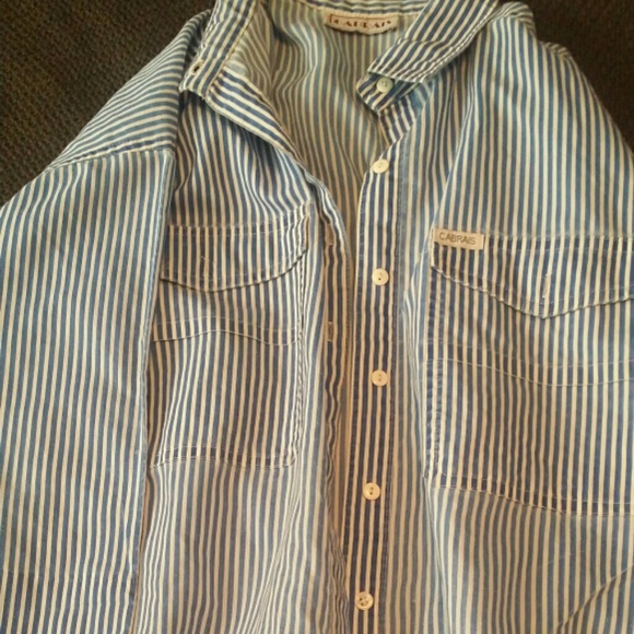 Vintage circa 80's Striped button down