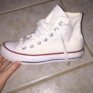 White High-Top Converse