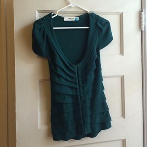 ✨Last chance✨ Teal Sparrow Anthropologie blouse