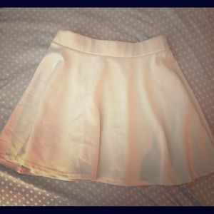 White Skater Skirt
