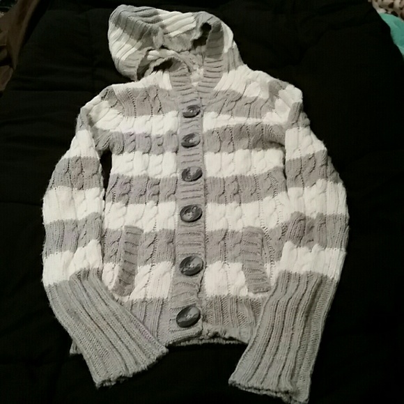 Comfy button-up sweater