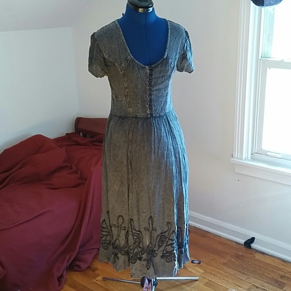 Mink pink gray dress