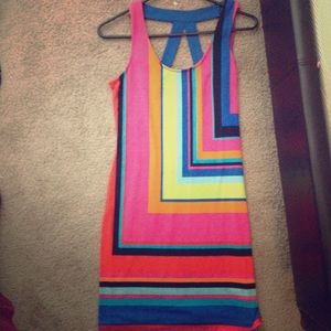 Colorful Stripped Dress
