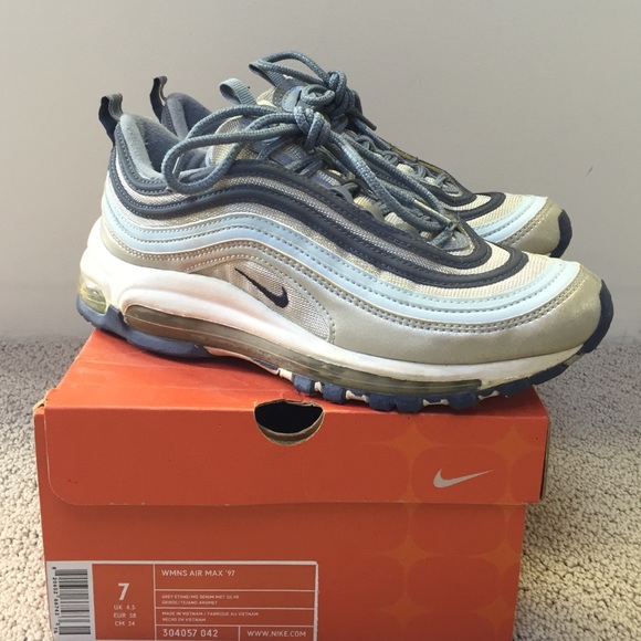 air max 97 blue and silver