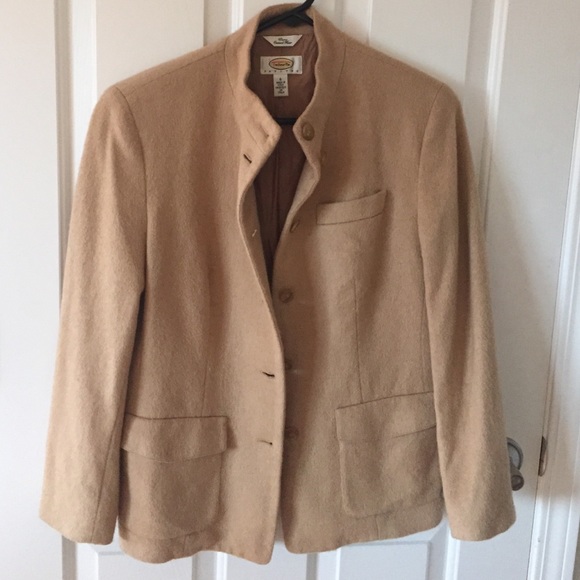 Talbots camel hair jacket blazer 6