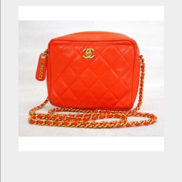 CHANEL Bags Chanel Orange Bag Med Poshmark