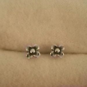 James Avery flower earrings