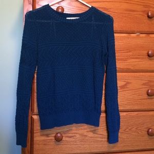 Blue sweater from Forever 21.