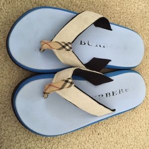 Burberry flip flops