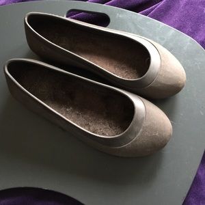 Brown Crocs Flats