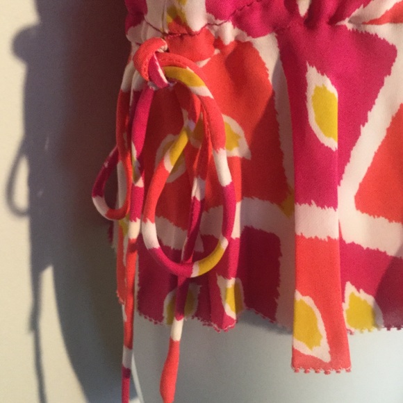 Tory Burch silk tunic top sz 2 - Picture 4 of 4