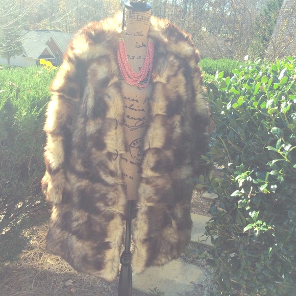 Authentic real fur coat