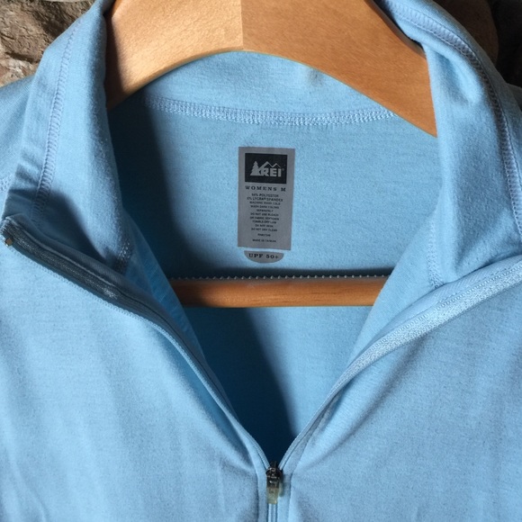 REI pullover medium light blue - Picture 2 of 3