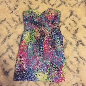 Silk sweetheart dress