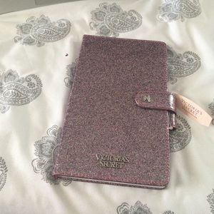 Victoria's Secret glitter diary journal notebook