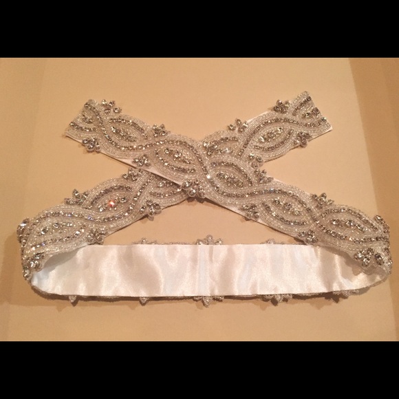 Crystal beaded Sash - Picture 3 of 4