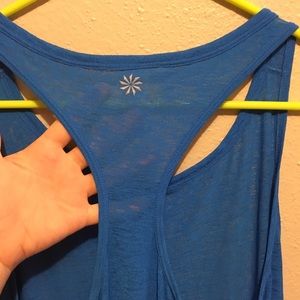Sheer blue Athleta tank