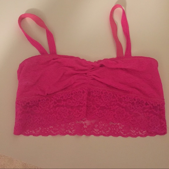 Gilly Hicks pink lace bralette