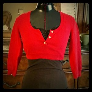 Victoria secret red crop