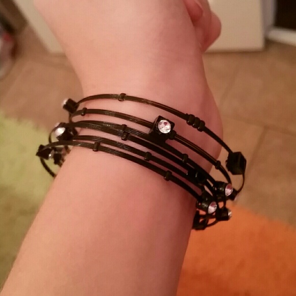 Black bracelets