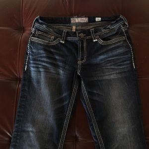 BKE boot cut jeans💜💙💚