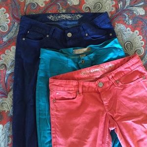 cute fun colored jeans bundle!