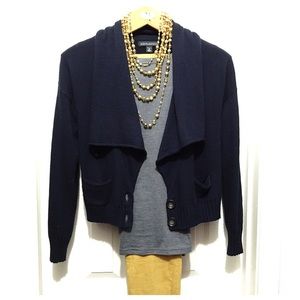 Banana Republic Navy Cardigan