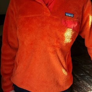 New, Amber Patagonia! Pullover w/ snaps. Authentic