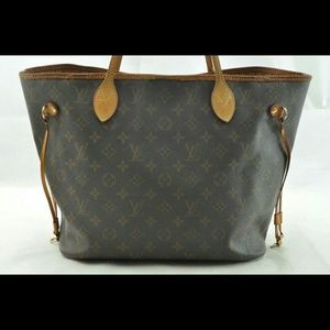 AUTHENTIC LOUIS VUITTON NEVERFULL MM TOTE BAG