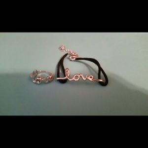 Love ring and bracelet