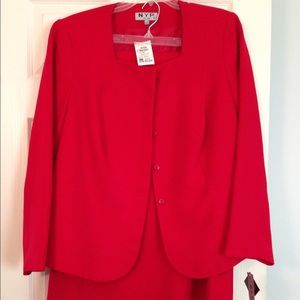 Plus Size 18 Red Suit