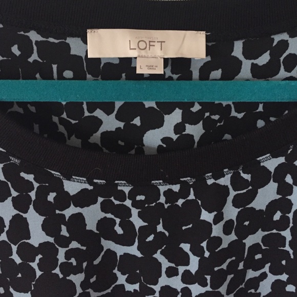 LOFT silky sweatshirt-fit top! Dressy and comfy! - Picture 2 of 2