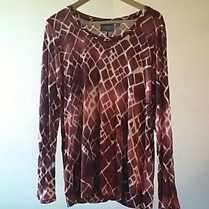 Multi-color Vera Wang top