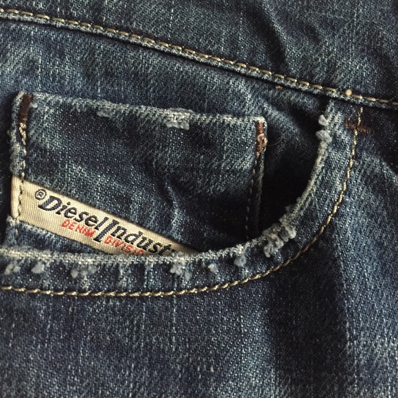 Diesel straight leg stretch jeans